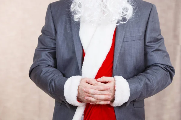 Santa claus klädedräkt — Stockfoto