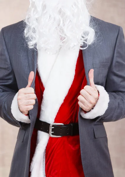 Santa claus klädedräkt — Stockfoto