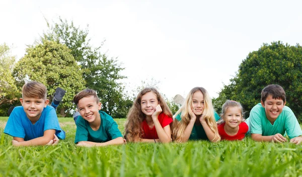 Group of happy children — Stock Photo, Image
