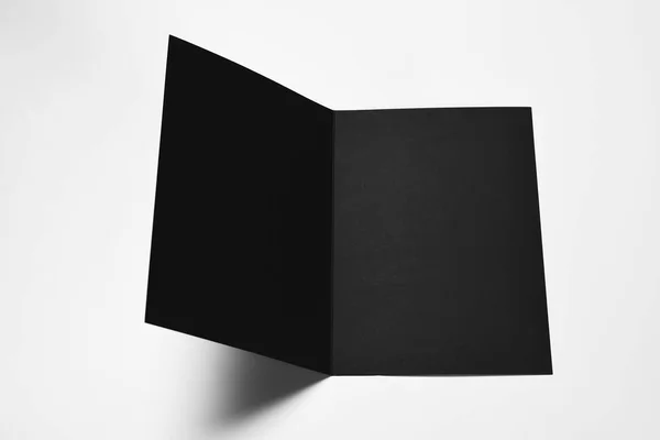 Κενή μαύρη κάρτα — Φωτογραφία Αρχείου