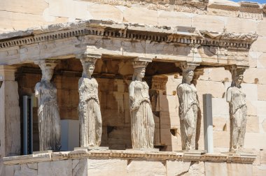Caryatids, Erechtheion, Akropolis sundurma