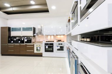 Modern Merhaba-tek mutfak, temiz iç tasarım