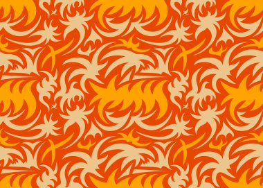 Soyut Dikişsiz organik desen. vektör çizim