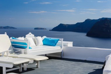 Firostefani 'nin manzarası, Santorini