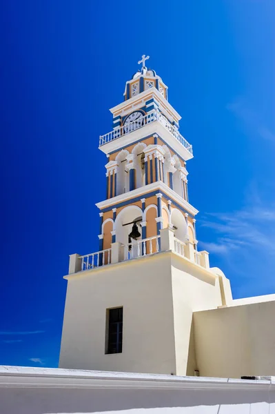 Kilisede fira, santorini — Stok fotoğraf