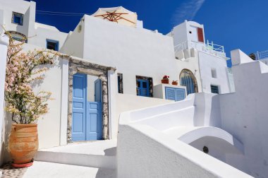 Oia lüks güverte ve patios