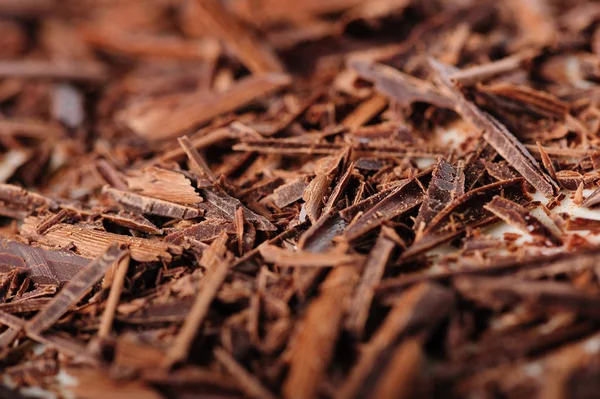 Grated chocolate closeup — Stock Photo, Image