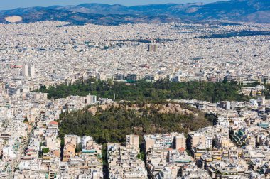 Modern Atina Lycabettus Tepesi vurdu