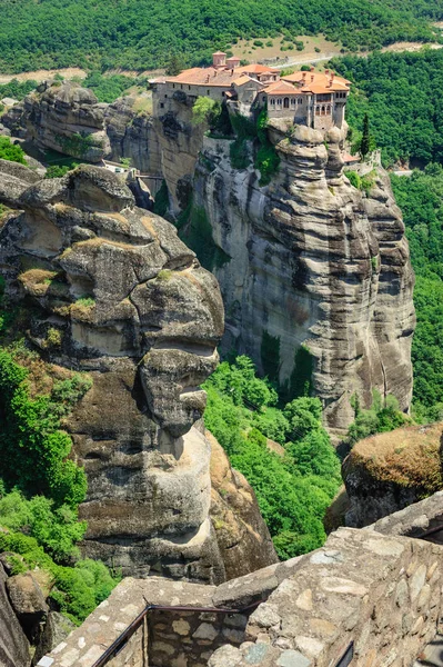 El monasterio del acebo de Varlaam, Meteora, Grecia — Foto de Stock