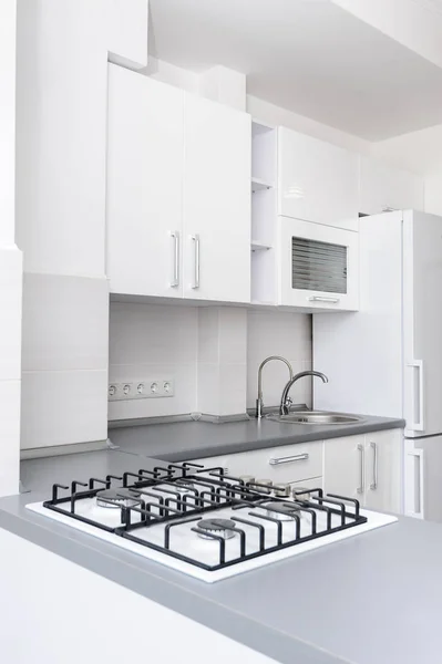 Dapur putih modern — Stok Foto