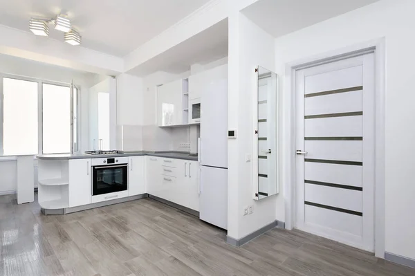 Modern white kitchen — Stock Photo, Image