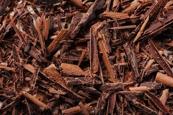 Grated chocolate closeup — Stock Photo, Image