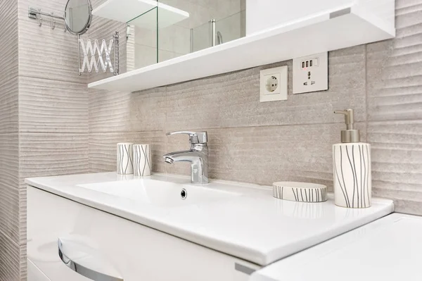 Sink in modern bathroom — Stock Photo, Image