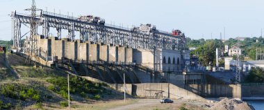 Nehir Dniester, Moldova, Hidroelektrik Santrali.