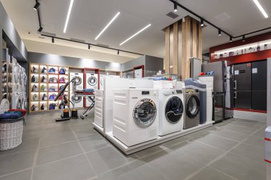 Premium ev aletleri mağazasının içi