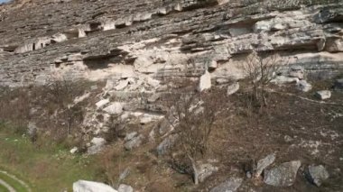 Eski Orhei uçurumlarının insansız hava aracı görüntüsü, Moldova