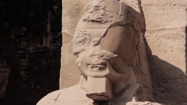 Luxor chrám Egypt kompilace — Stock video