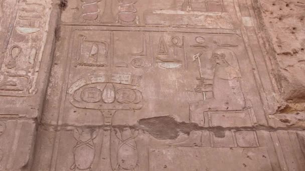 Luxor Tempel Ägypten Kompilation — Stockvideo