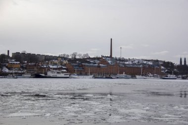 İsveç 'teki Stockholm şehri manzarası