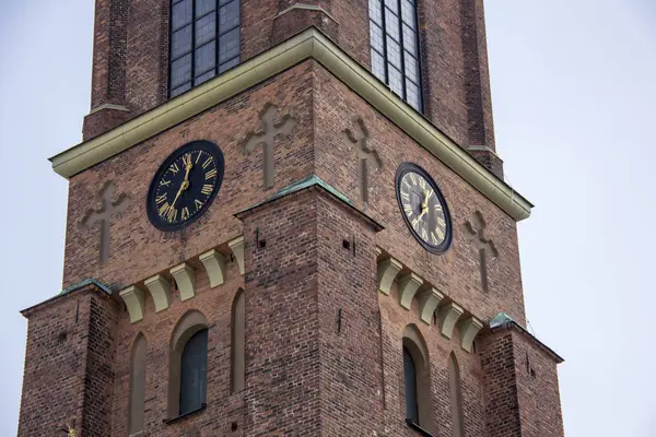 Vieja Torre Del Reloj Ciudad Londres — Foto de Stock