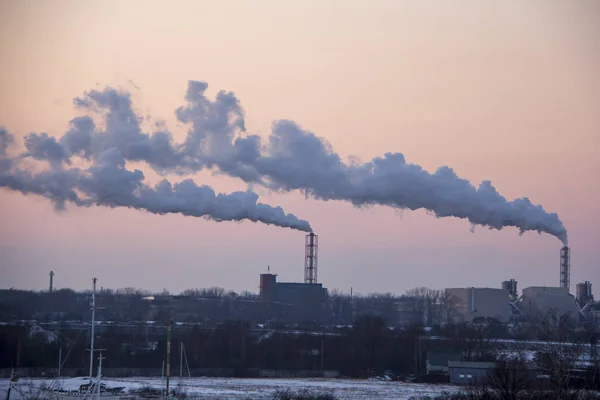 Baca Yasaktır Yığını Hava Kirliliği Iklim Değişikliği Tema Şehrin Yoksul — Stok fotoğraf