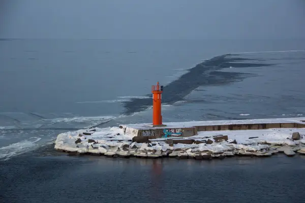 Leuchtturm Der Ostseeküste — Stockfoto