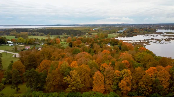 Doles Sala Jest Drugą Wielkości Wyspą Łotwie Jest Półwysep Daugava — Zdjęcie stockowe