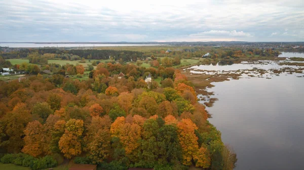 Doles Sala Jest Drugą Wielkości Wyspą Łotwie Jest Półwysep Daugava — Zdjęcie stockowe