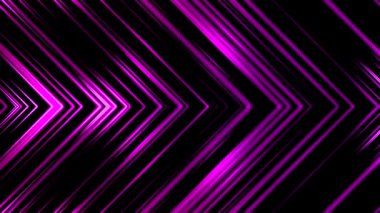 Soyut Mor Cazibe Arkaplan 4k Çözünürlük Mor Neon Işıklar Döngüsü. Mor Neon Işıklar Serin Geometrik desenler oluşturuyor. Konser, Parti, Kulüp, DJ Ödüllü Sahne Arkaplanı Döngüsü İçin Kullanılabilir