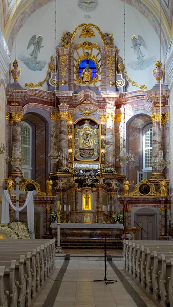 Majestic Aglona Cathedral Dos Mais Importantes Centros Espirituais Católicos Letônia — Fotografia de Stock