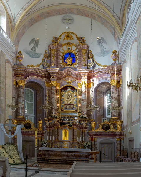 Majestic Aglona Cathedral Dos Mais Importantes Centros Espirituais Católicos Letônia — Fotografia de Stock