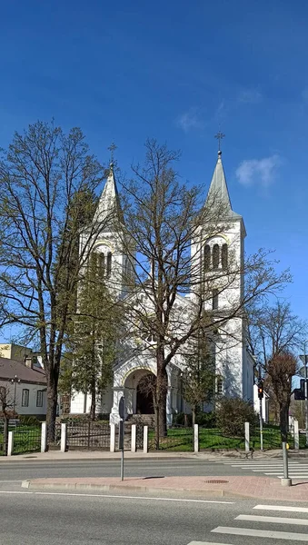 Igreja Católica Romana Rezekne Letónia — Fotografia de Stock