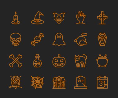 Cadılar Bayramı simgeleri, Monoline konsepti