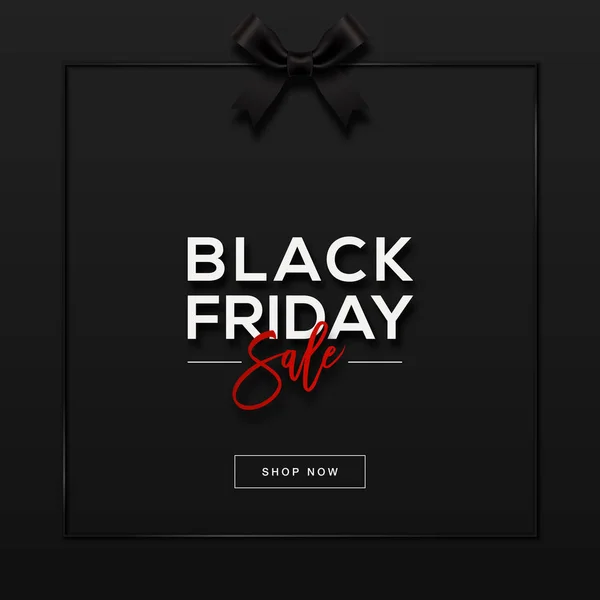 Black Friday Banner — Stock Vector