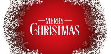 Kar Taneleri Çerçevesi Tatil Arkaplanı