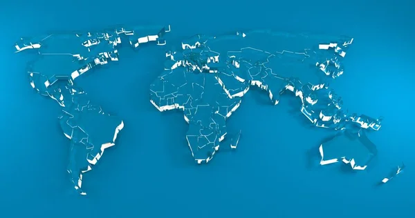 Карта мира - Лед, Стекло . — стоковое фото