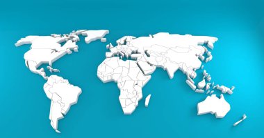 Temiz Dünya Haritası.