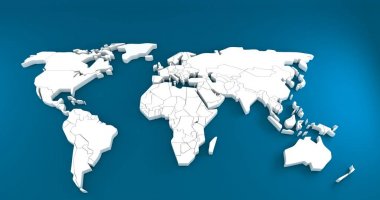 Temiz Dünya Haritası.