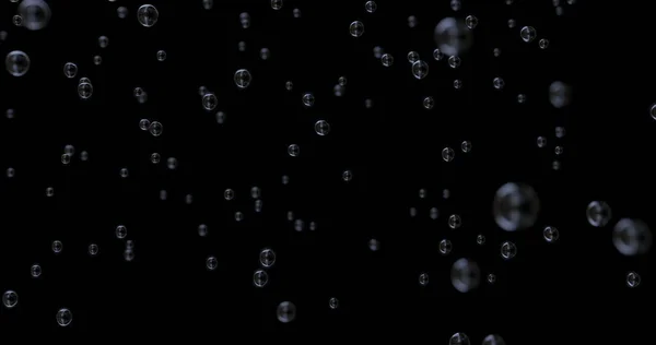 Gotas Água Parecem Chuvosas Renderização — Fotografia de Stock