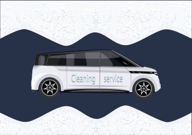 Hizmetleri otomatik yıkama. -Sabun köpük - Car - sanat-yaratıcı modern vektör çizim.