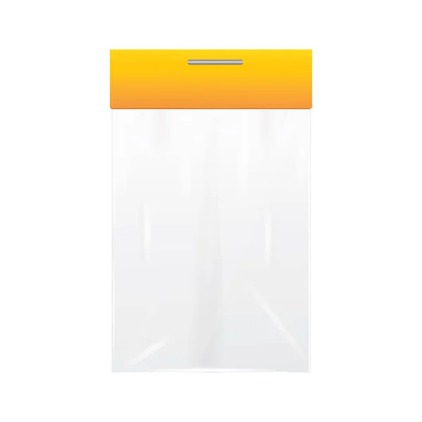 Embalaje transparente para chocolates y dulces productos aislados sobre fondo blanco elemento vectorial para el diseño — Vector de stock