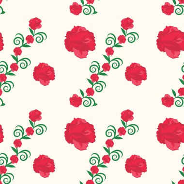 Dal yeşil yaprakları ve büyük gül ışık arka plan sanat yaratıcı soyut vektör desen kırmızı gül