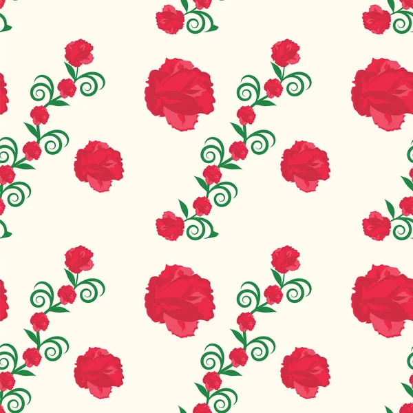 Dal yeşil yaprakları ve büyük gül ışık arka plan sanat yaratıcı soyut vektör desen kırmızı gül