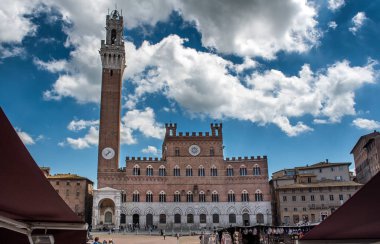Piazza del Campo, siena, İtalya