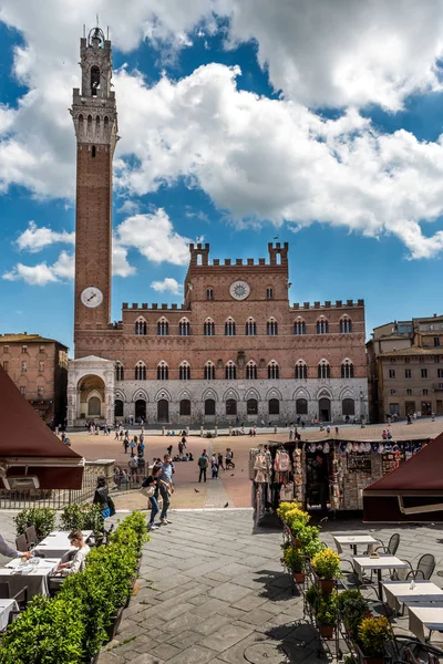 Piazza del Campo, siena, İtalya