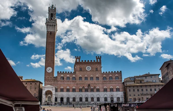 Piazza del Campo, siena, İtalya