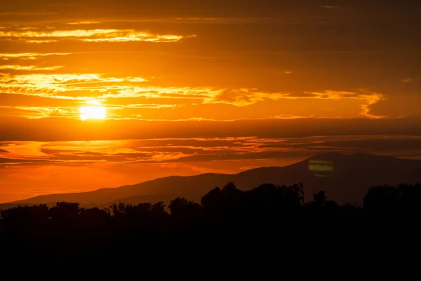 Lato niebo zachód słońca — Zdjęcie stockowe