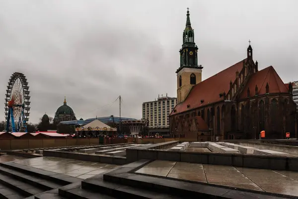 Dezember 2017 Berlin Deutschland Alexanderplatz Berlin — Stockfoto