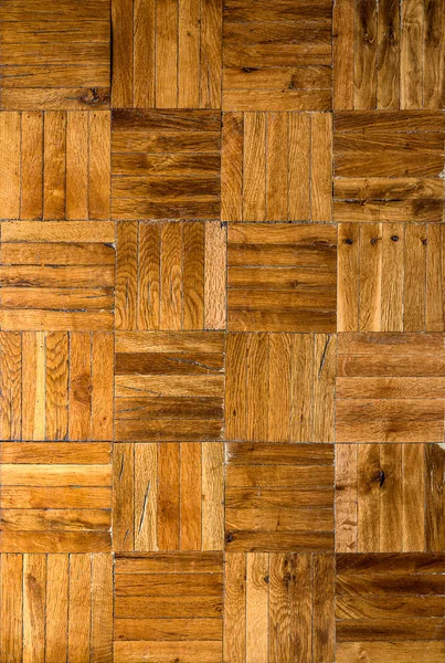 Fragment Old Wooden Parquet Floor Tileable Background Inlaid Mosaique Type — Stock Photo, Image