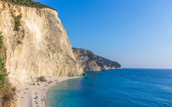 Porto katsiki Beach'te lefkada, Yunanistan — Stok fotoğraf